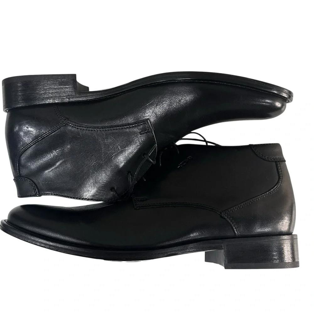Gant Black Leather Chukka Boots, Leather Upper, Men’s Size 8